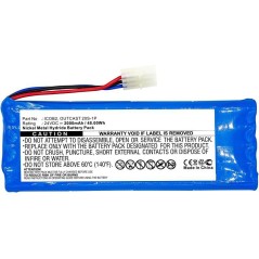 "CoreParts Battery MBXSPKR-BA111 for Soundcast Speaker - High-Performance Replacement Battery"